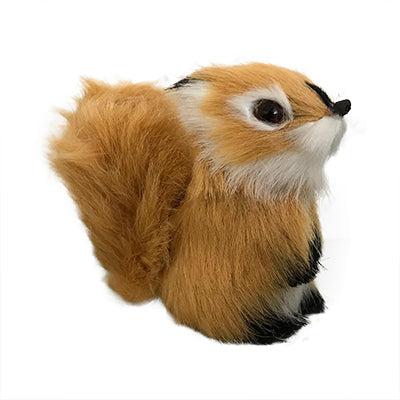 Furry Woodland Squirrel Figurine