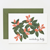 Pony Lane Rifle Paper Co Winterberry Holly Card