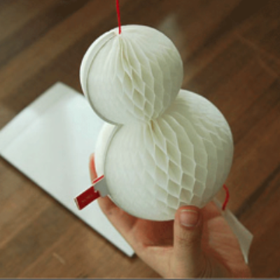 O-Check Pop Up 3D Snowman card