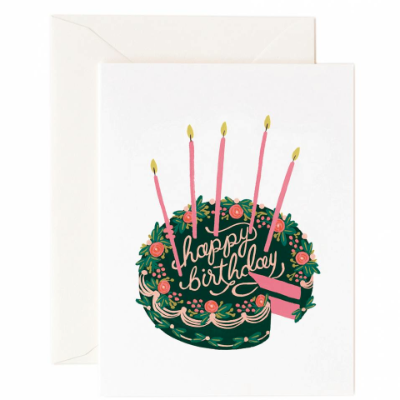 Paper Rifle Co Birthday Cake Card pack
