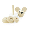 Wooden Mouse Stacking Toy