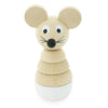 Wooden Mouse Stacking Toy