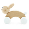 Wooden Rabbit Push Along Toy - Cotton Tail