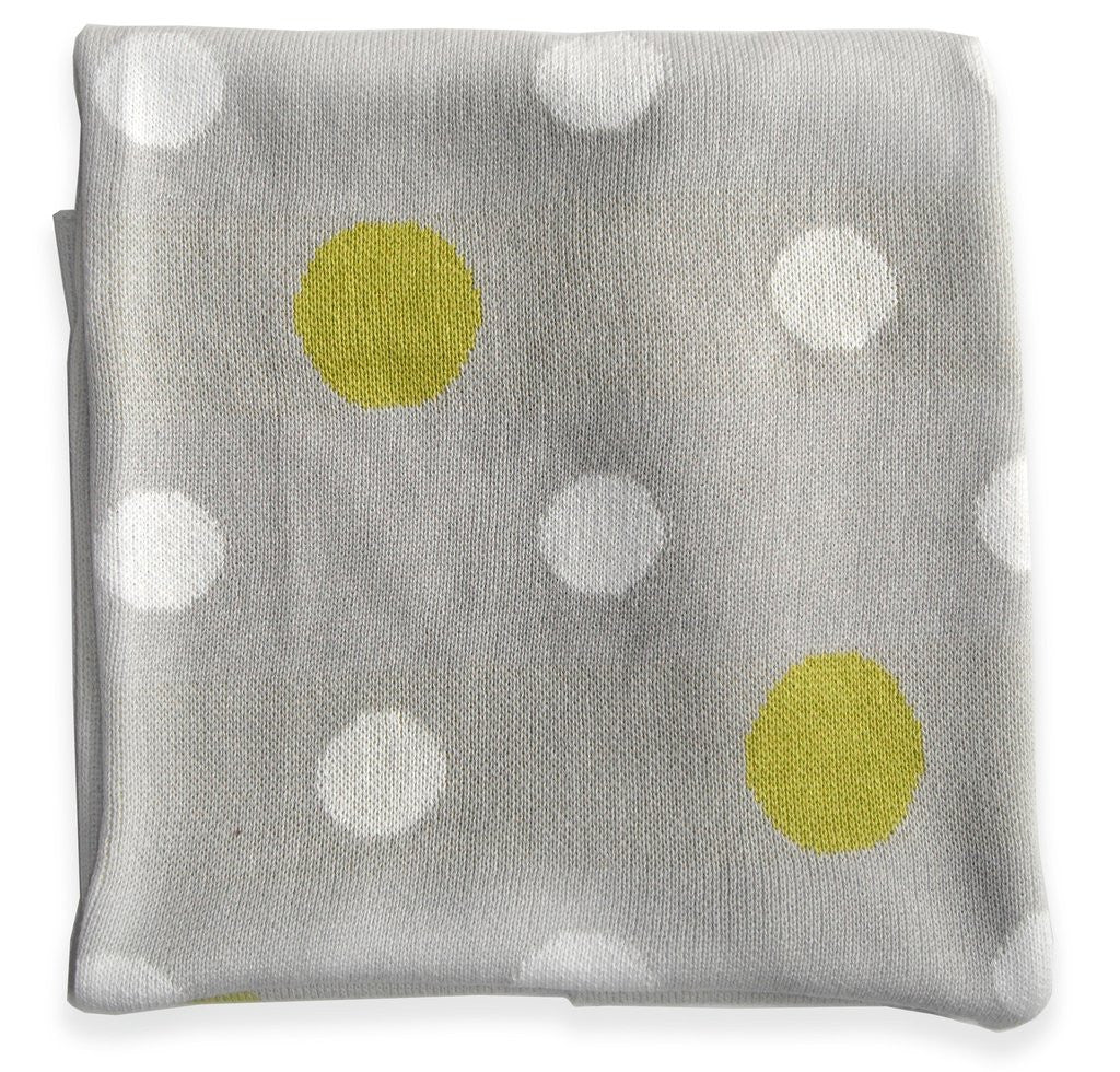 Mint and Me - Polka Dot Baby Blanket