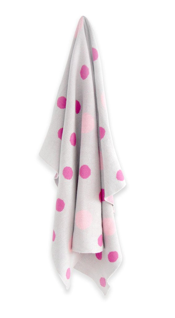 Mint and Me - Polka Dot Baby Blanket
